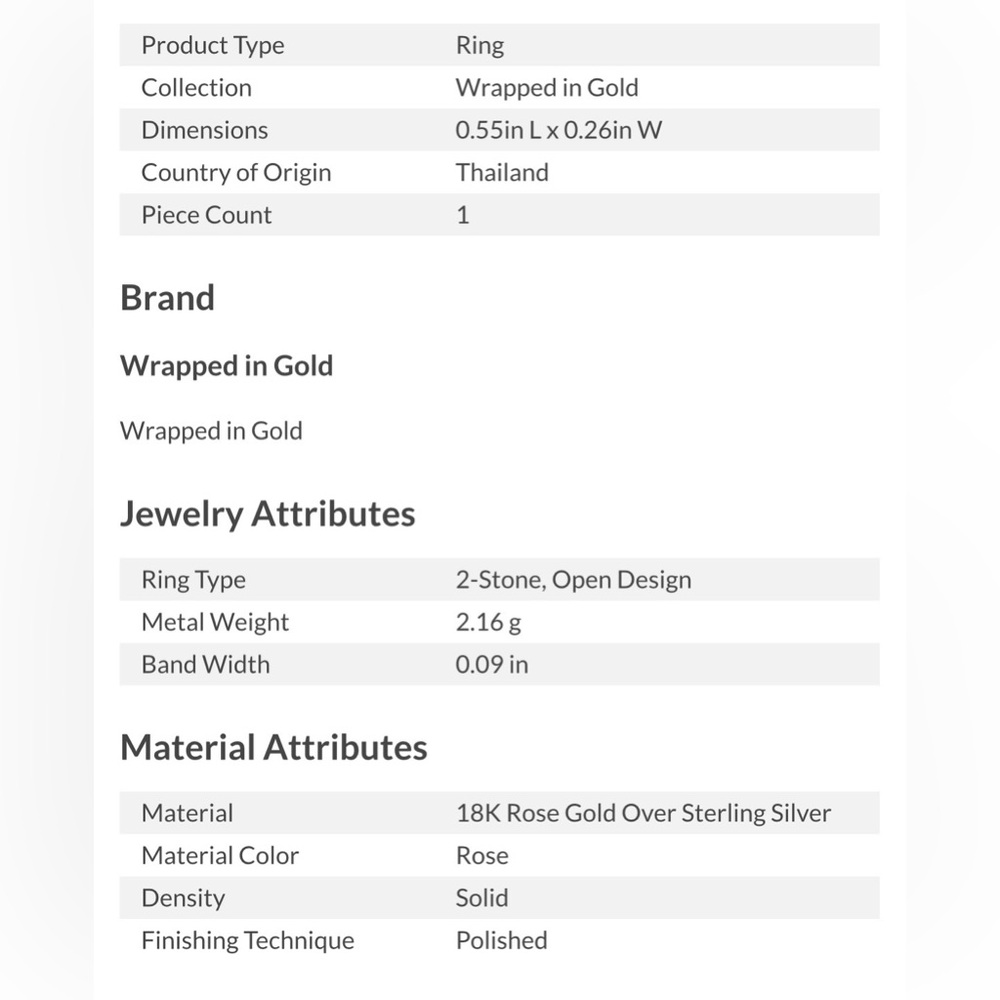 Peach Morganite w/Lab Created Emerald 18k Rose Gold Over 925 Silver Ring 0.62ctw - Picture 6 of 7